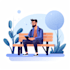 design modern flat vector illustrations for you
