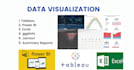 data analysis and visualization with tableau, power bi, excel