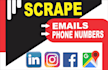 scrape phone numbers and emails for you