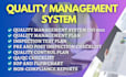 make iso quality management system and inspection checklist