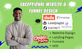 build duda, showit, ionos, optimizepress,  leadpages, duda website, instapage