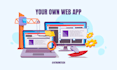 make web application on react js