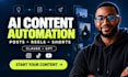 claude ai content creator ig social media ai content manager chatgpt automation