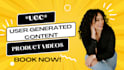 create ugc user generated content video ads for your product