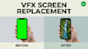 do studio quality vfx screen replacement and motion tracking