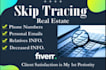 do real estate skip tracing
