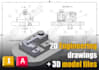 design 2d drawings and 3d cad models