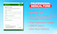design medical form professionally