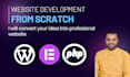 convert your idea into profesional website