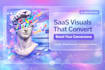 create high converting saas website hero illustrations for landing pages