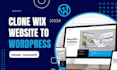 redesign or clone website from wix, shopify, PSD, adobe xd, figma to wordpress