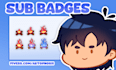 do custom cool sub badges twitch