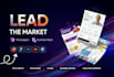 design one pager, executive summary, report or flyer