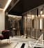 modern entrance with dining area interior design