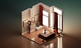 convert your room to 3d isometric style