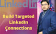 send fresh connection request with message, inmail ,grow linkedin connection