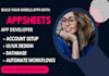 build your mobile, client portal apps using appsheet ,flutterflow, glide