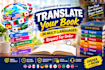 translate your book from english to multi languages for kdp amazon publishing