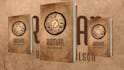 design album, book and ebook cover with back and spine
