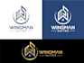 make 3 different elegant airlines housing logo design