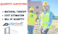 do quantity takeoff and cost estimation using planswift as quantity surveyor