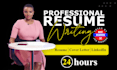 write, edit, upgrade your resume, CV, cover letter, linkedin
