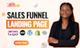 sales page sales funnel book author landing page lead capture page author page