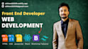be your frontend developer with HTML, CSS and javascript