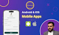 develop android and ios mobile app using react native and expo