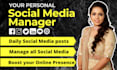 be your professional social media marketing manager and content creator
