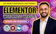 design, redesign, clone wordpress websites as elementor expert