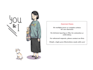 draw a minimalist character for your idea