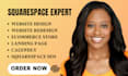 squarespace website design, squarespace ecommerce, squarespace seo, squarespace