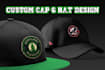 create all over print designs for hats caps and snapbacks