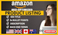 write SEO amazon listing and product description that sells