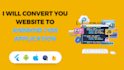 convert website to app, site to webview app, publish apps on stores
