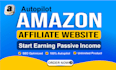 do autopilot amazon affiliate website setup for passive income