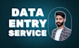 do professional data typing and data entry, fast, accurate and confidential
