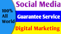 youtube and facebook all social media service with seo