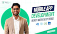 do react native ios and android app development with UI UX and QA