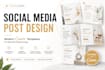 design modern social media posts and canva templates