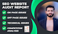 do complete website SEO audit for on page and technical issues report