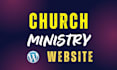 build modern church ministry website