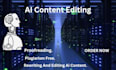 edit chat gpt content and proofreading ai content
