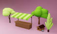 create low poly game assets