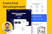 create modern frontend websites with react nextjs tailwind HTML CSS