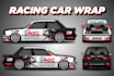 create a professional racing car wrap design