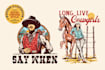 draw vintage western handdrawn illustration