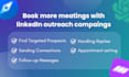 book more meetings with linkedin outreach campaigns