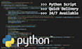 write you a python script